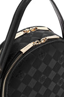 Women's Black Long Strap Printed Mini Handbag | Derimod
