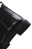 Men's Black Leather Thick Soled Chelsea Boots | Derimod