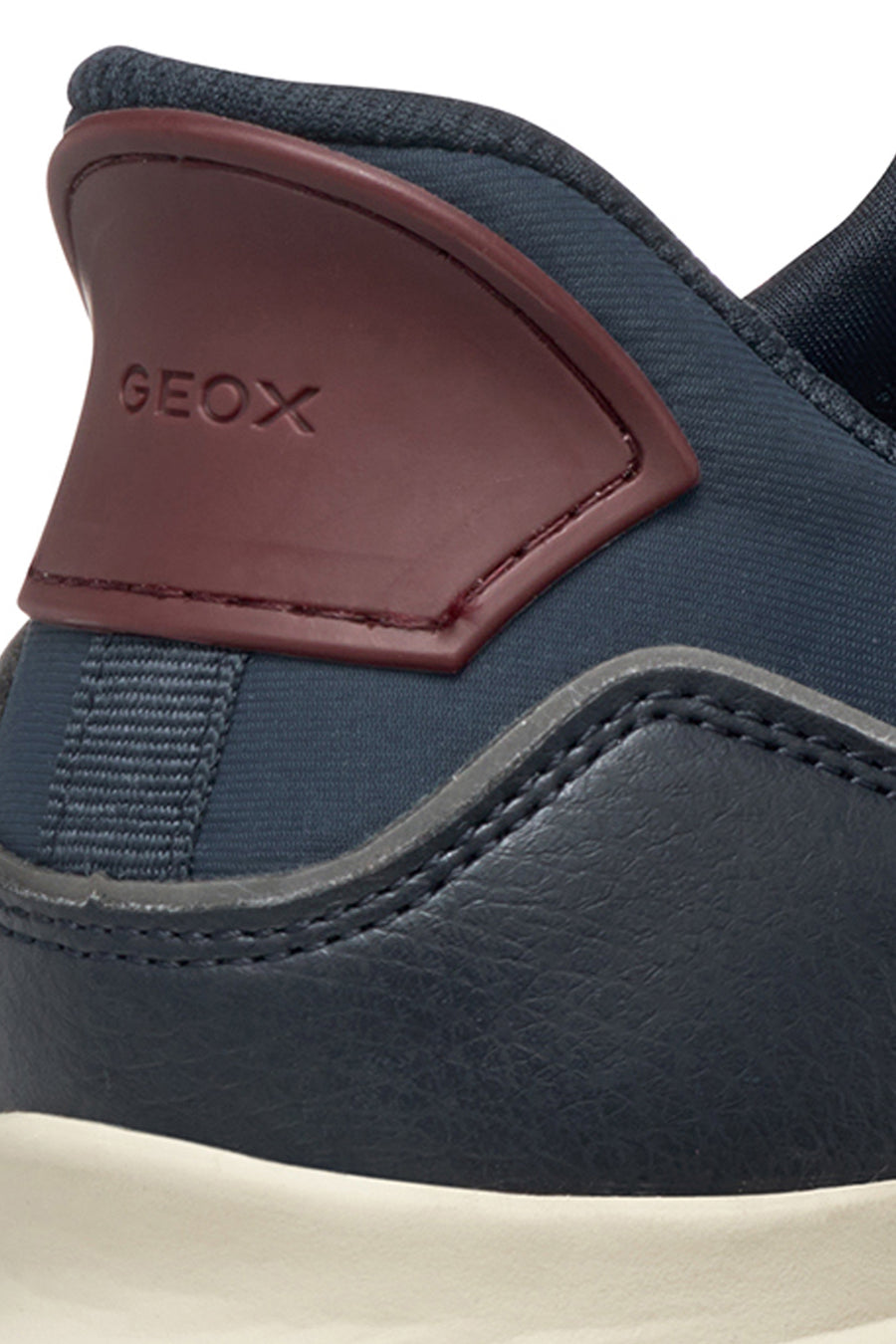 Geox Erkek Lacivert U Spherıca Plus A - Nappa+Sued Bağcıklı Kalın Tabanlı Süet Sneaker