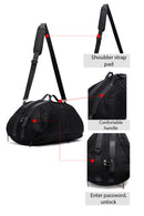D-Pack Men's Black Long Strap Fabric Travel Bag | Derimod