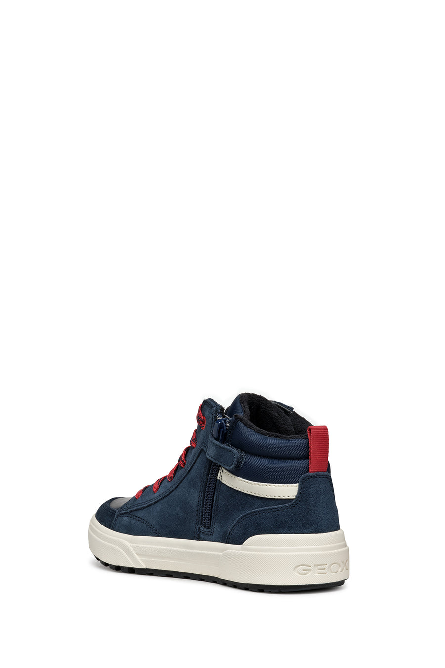Geox Erkek Çocuk Lacivert Weemble Bağcıklı Fermuar Detaylı Bilekli Sneaker