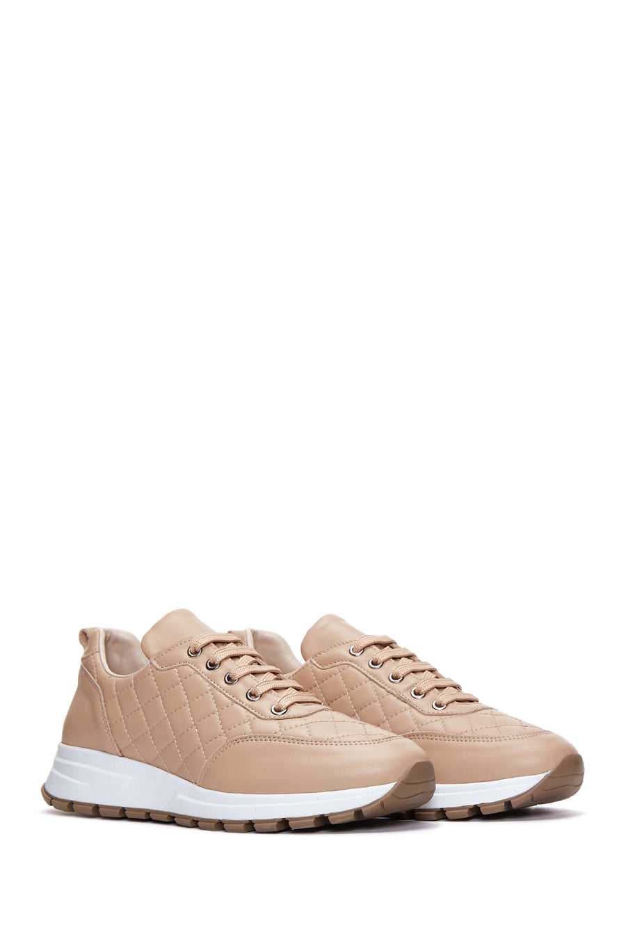 Kadın Deri Kapitone Sneaker