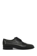 Men's Black Laced Leather Classic Shoes | Derimod