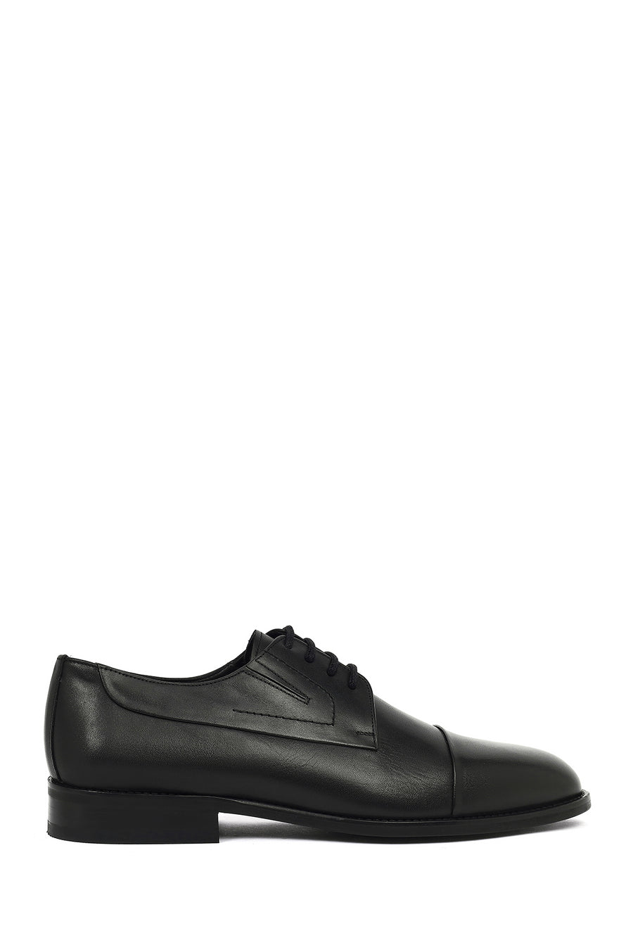 Men's Black Laced Leather Classic Shoes 26SFD670218 | Derimod