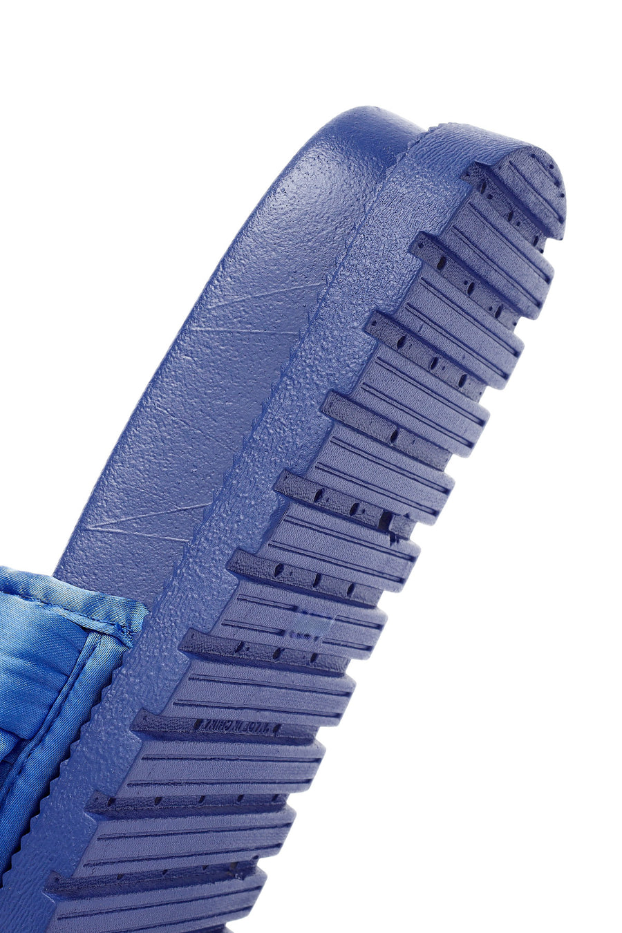 Women's Blue Knitted Detailed Jelly Slippers