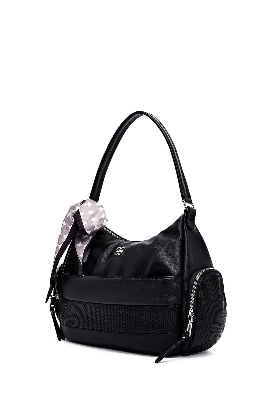 Women's Black Long Strap Shoulder Bag