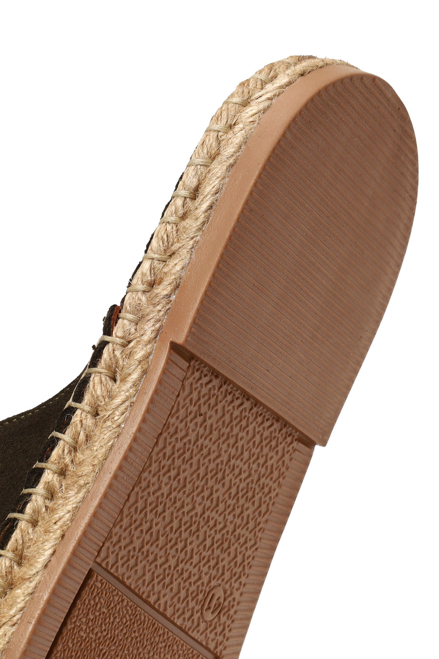 Men's Khaki Suede Leather Slippers
