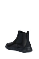 Geox Men's Black U Portello Leather Chelsea Boots | Derimod