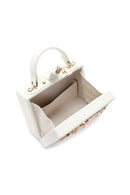 Women's White Stone Handbag | Derimod