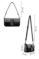 Women's Black Stone Handbag | Derimod