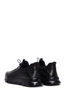 Men's Black Leather Casual Sneaker | Derimod