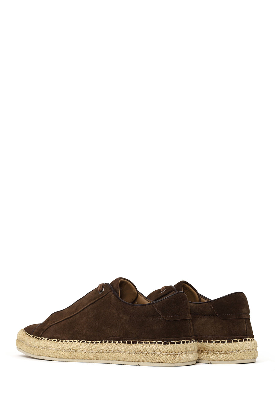 Male Brown Thick-Soled Suede Leather Sneaker