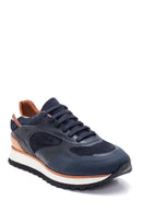 Erkek Deri Süet Detaylı Sneaker | Derimod