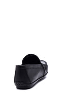 Men's Black Leather Casual Loafer | Derimod