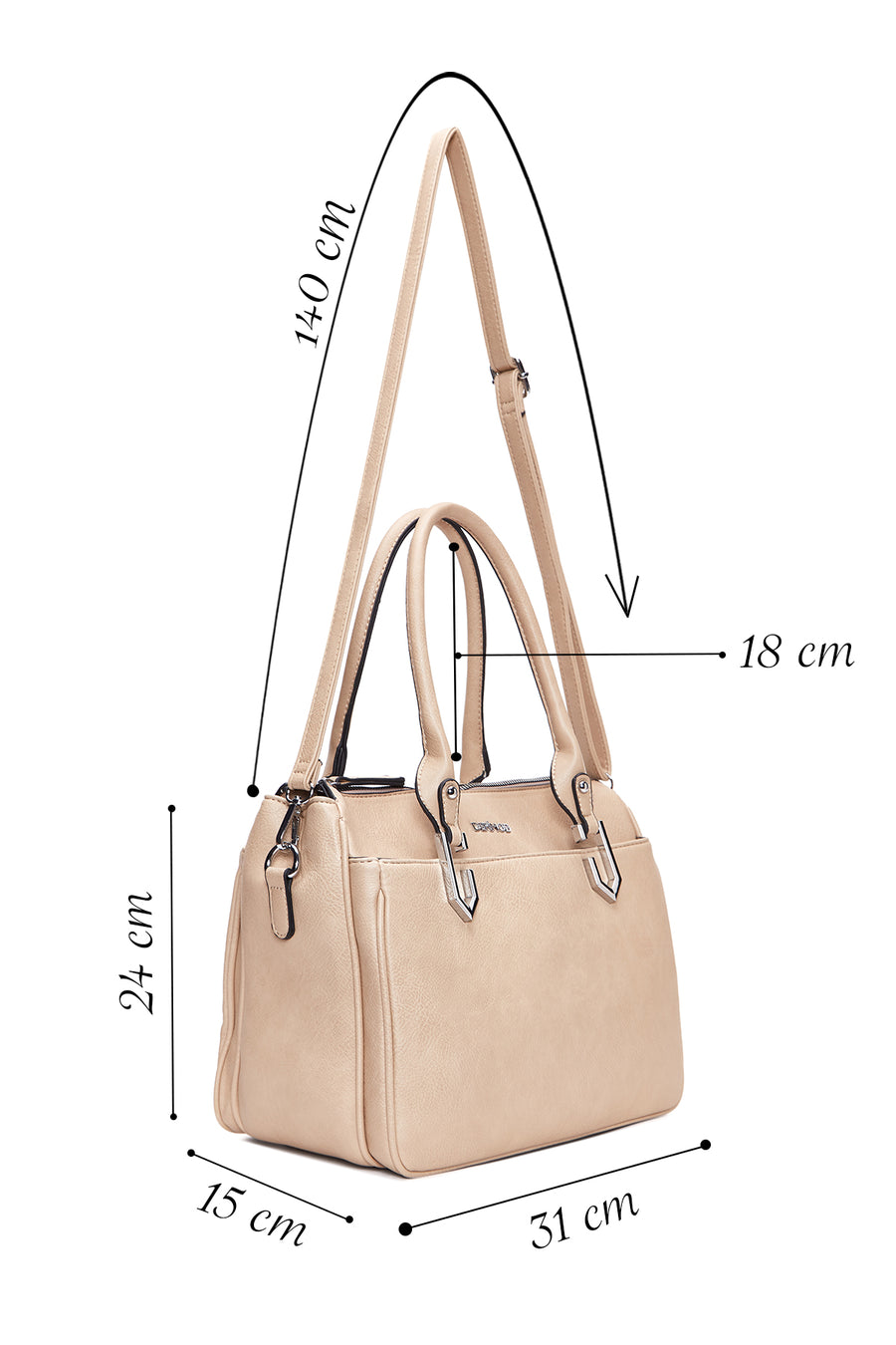 Woman Mink Long Shoulder Strap Printed Shoulder Bag