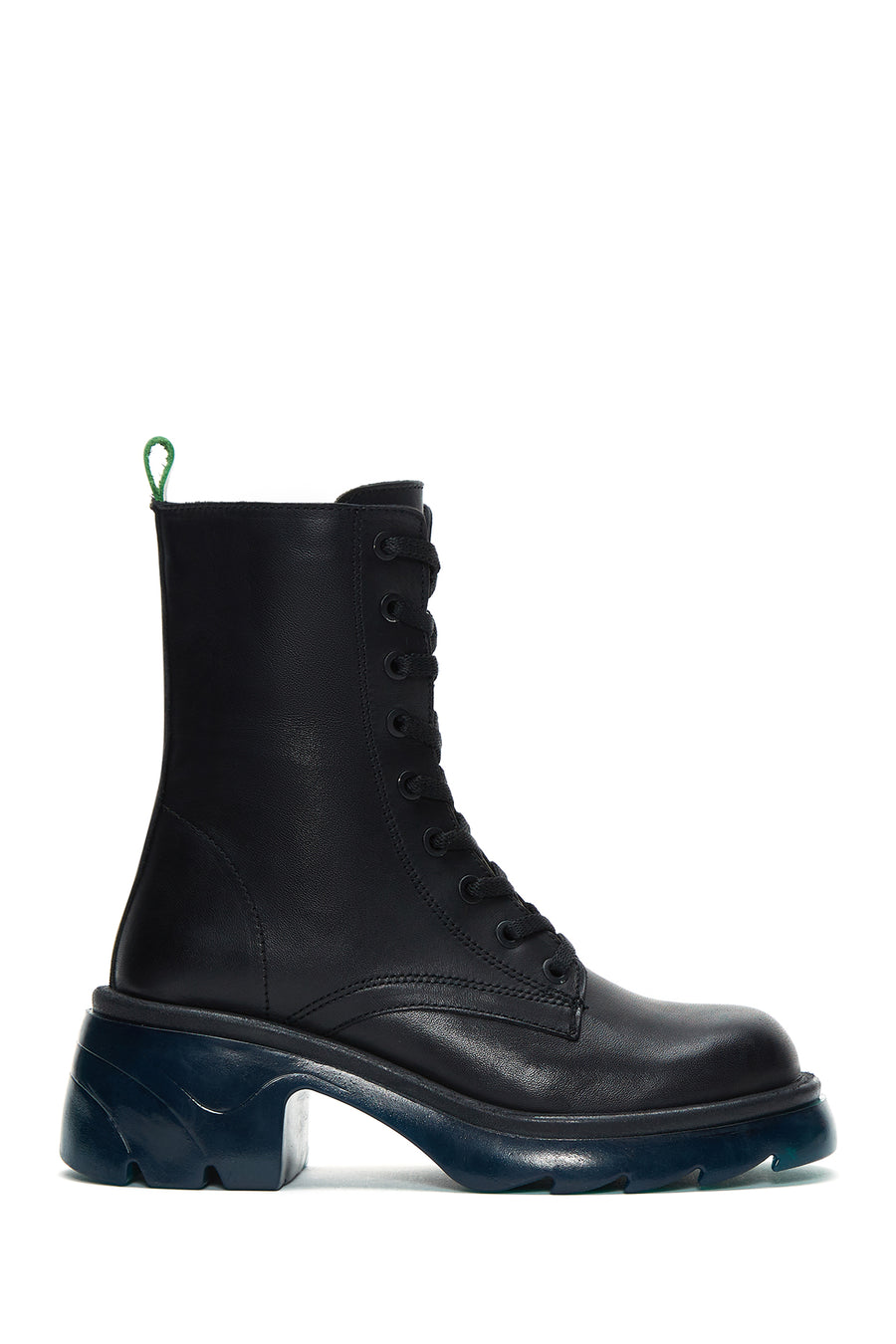 Women's Black Leather Heeled Boots 22WFD550318 | Derimod