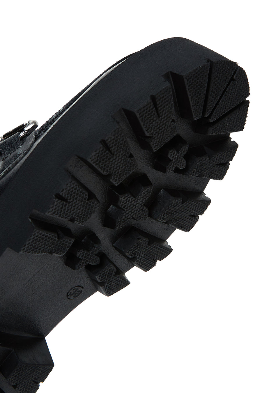 Kadın Siyah Tokalı Loafer
