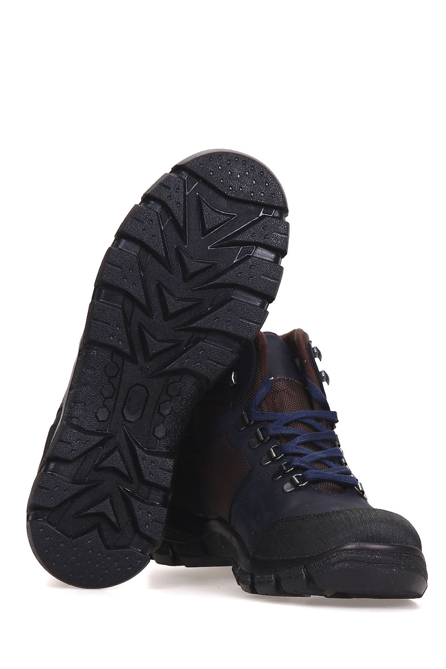 Lace-Up Men's Leather Boots
