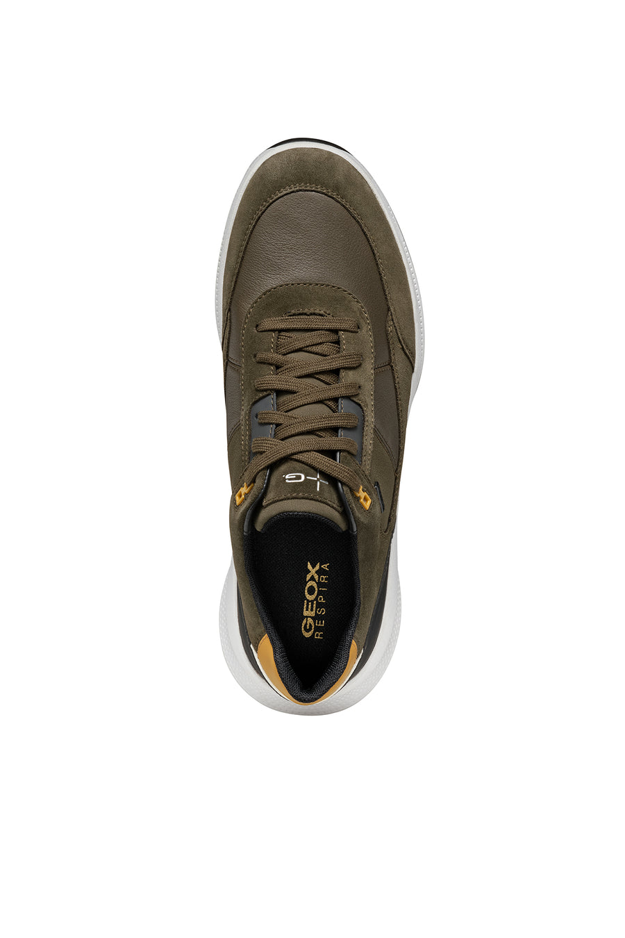 Geox Erkek Yeşil Pg1X Abx Bağcıklı Waterproof Deri Sneaker