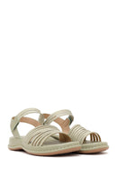 Women's Green Chunky Sole Comfort Sandals | Derimod
