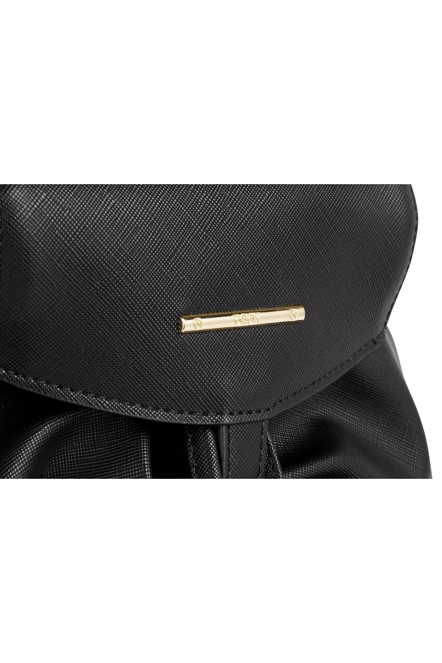 Geox Women's Black Faloria Leather Backpack