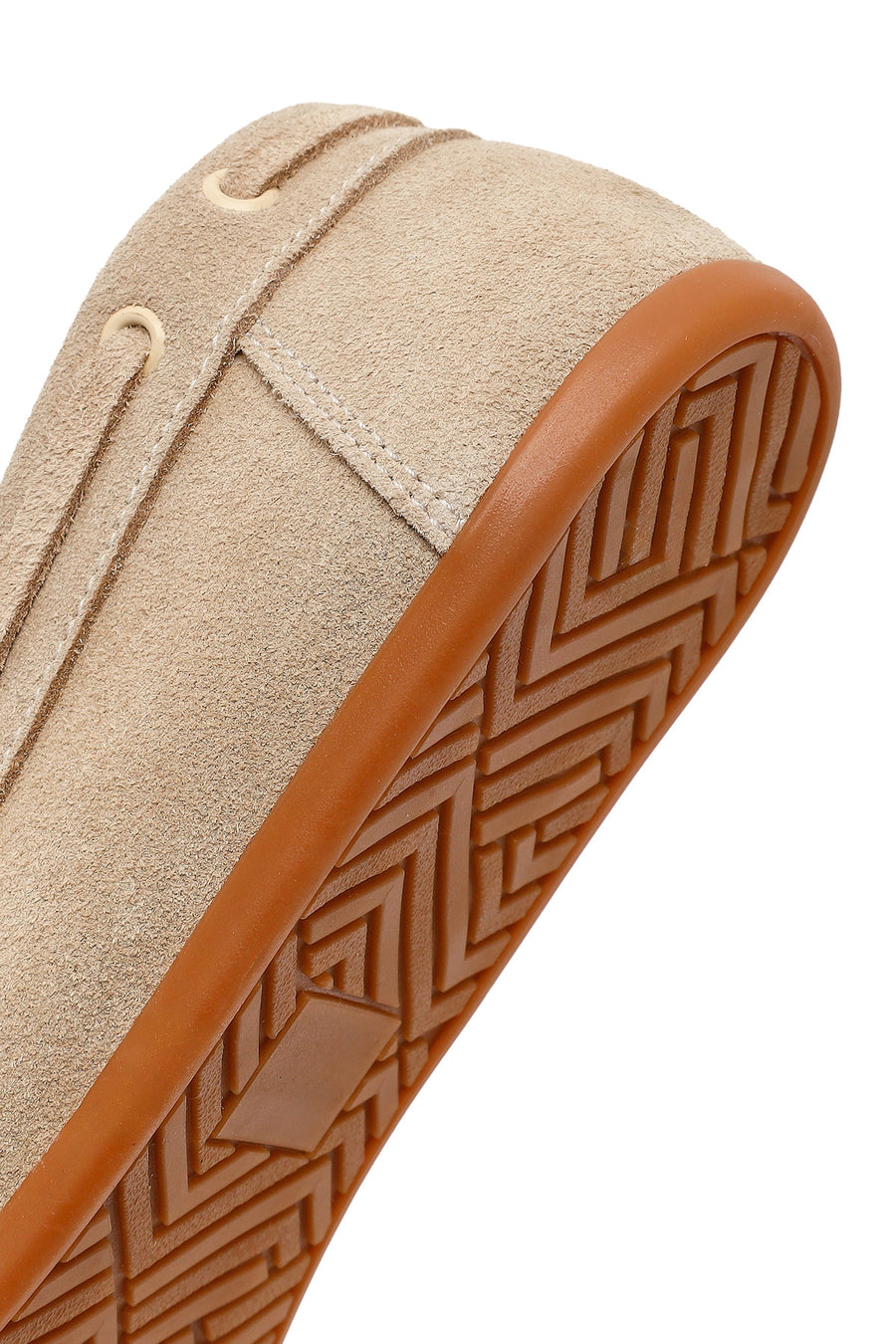Women's Beige Tassel Suede Leather Loafer