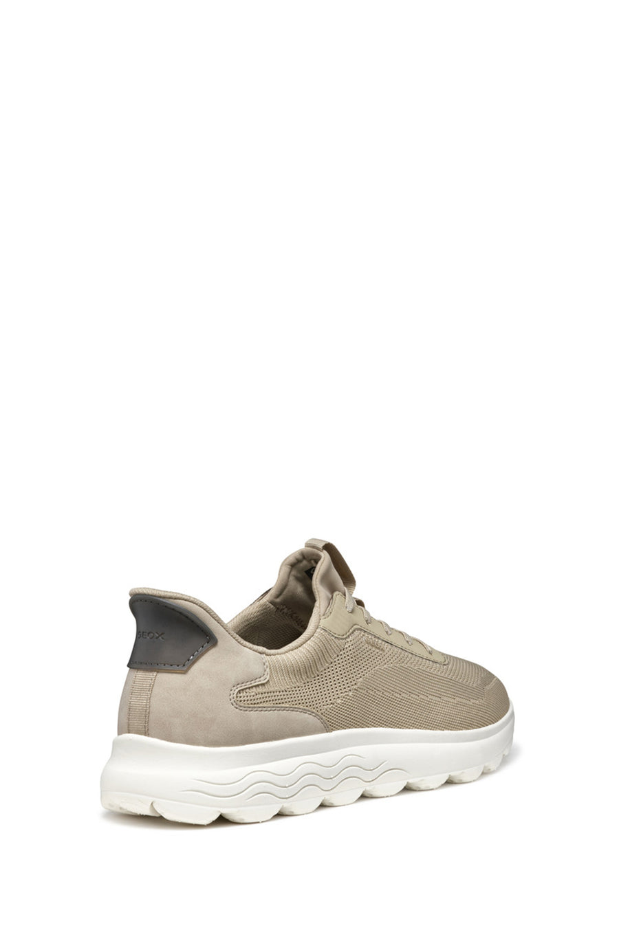 Geox Erkek Bej U Spherica Plus A - Knit.Te + Sy Bağcıklı Sneaker