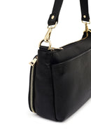 Woman Black Long-Strap Leather Shoulder Bag | Derimod
