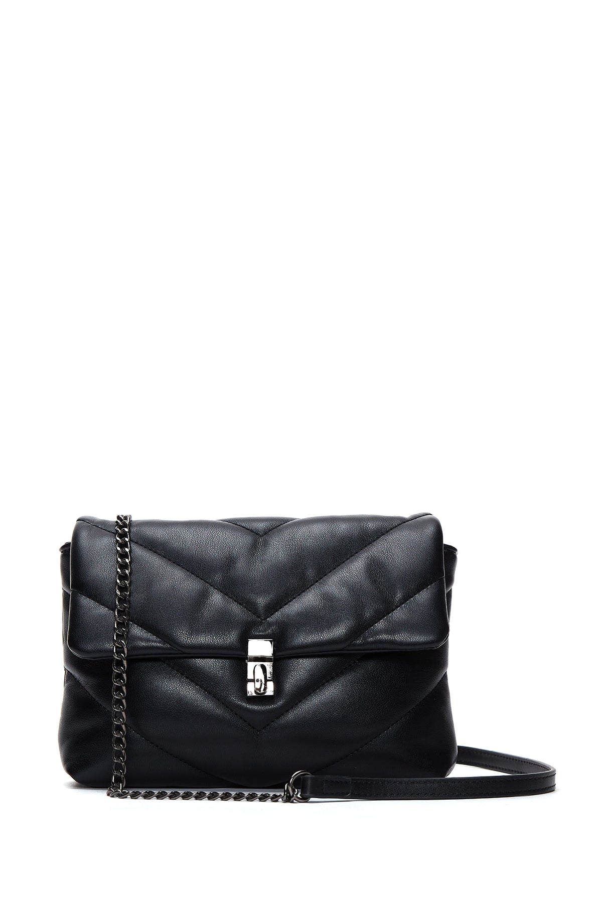 Women's Black Quilted Shoulder Bag 22WBD2416KP | Derimod