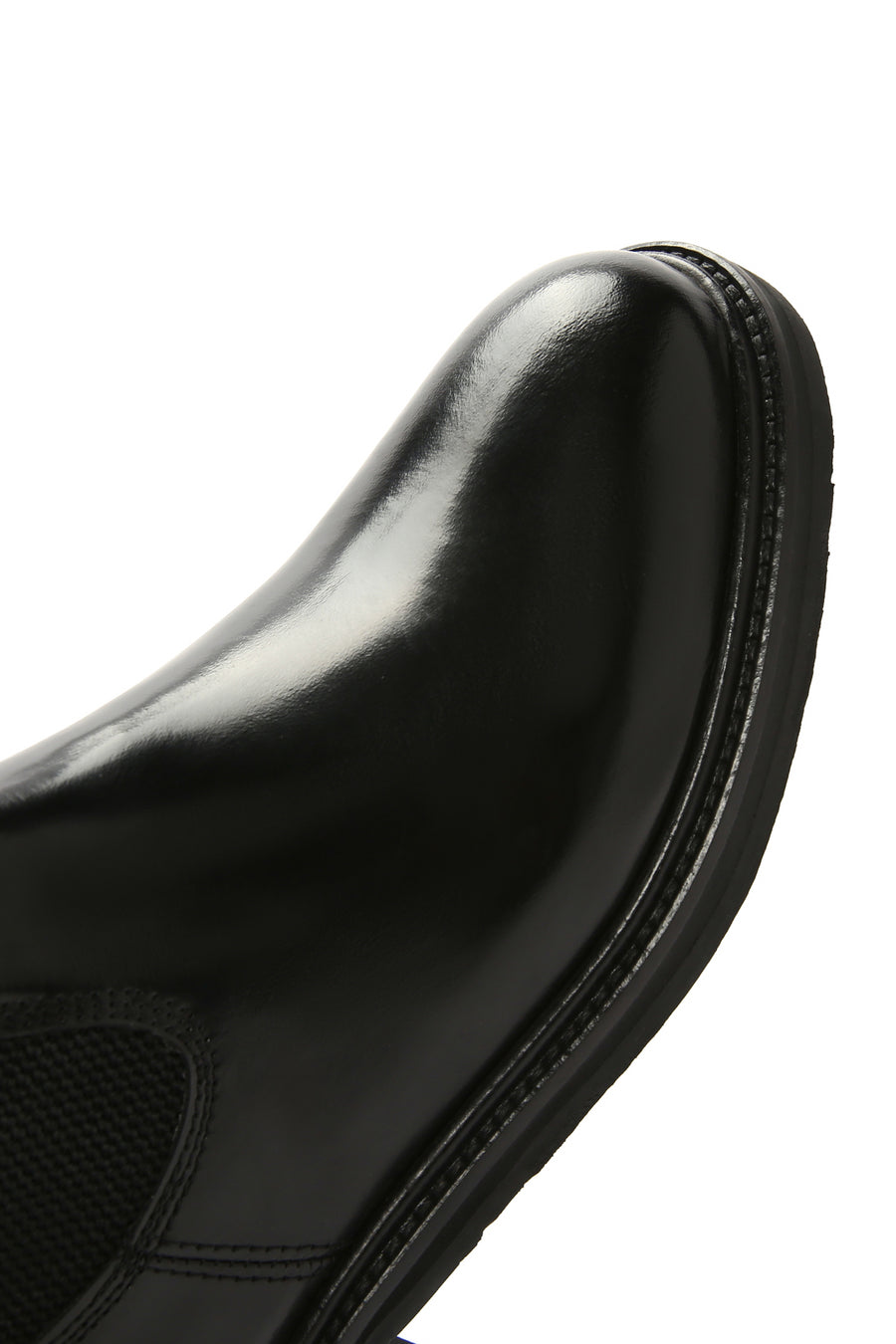 Men's Black Leather Chelsea Boots