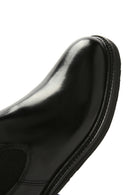 Men's Black Leather Chelsea Boots | Derimod