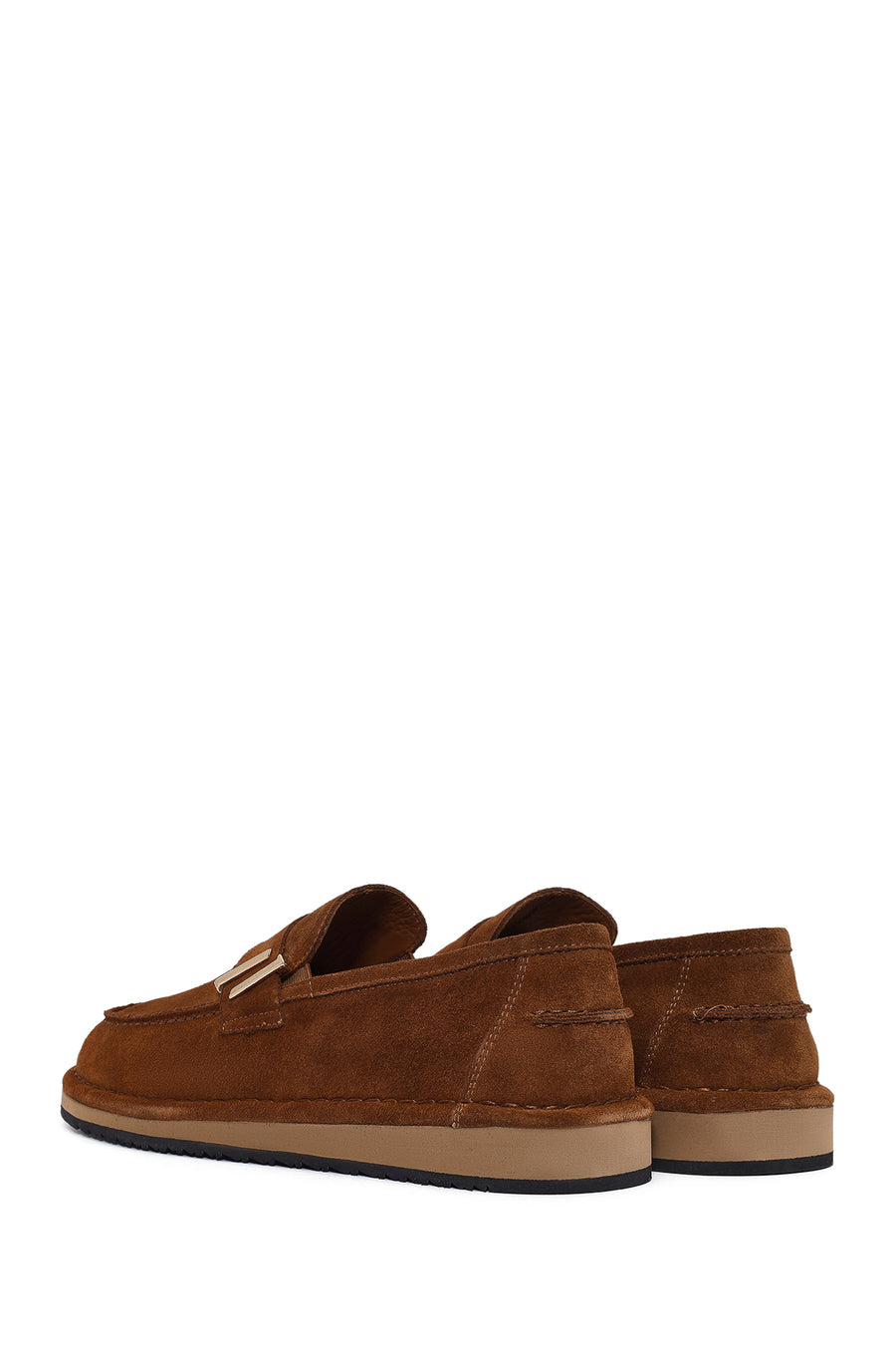 Men's Tan Suede Leather Casual Loafer