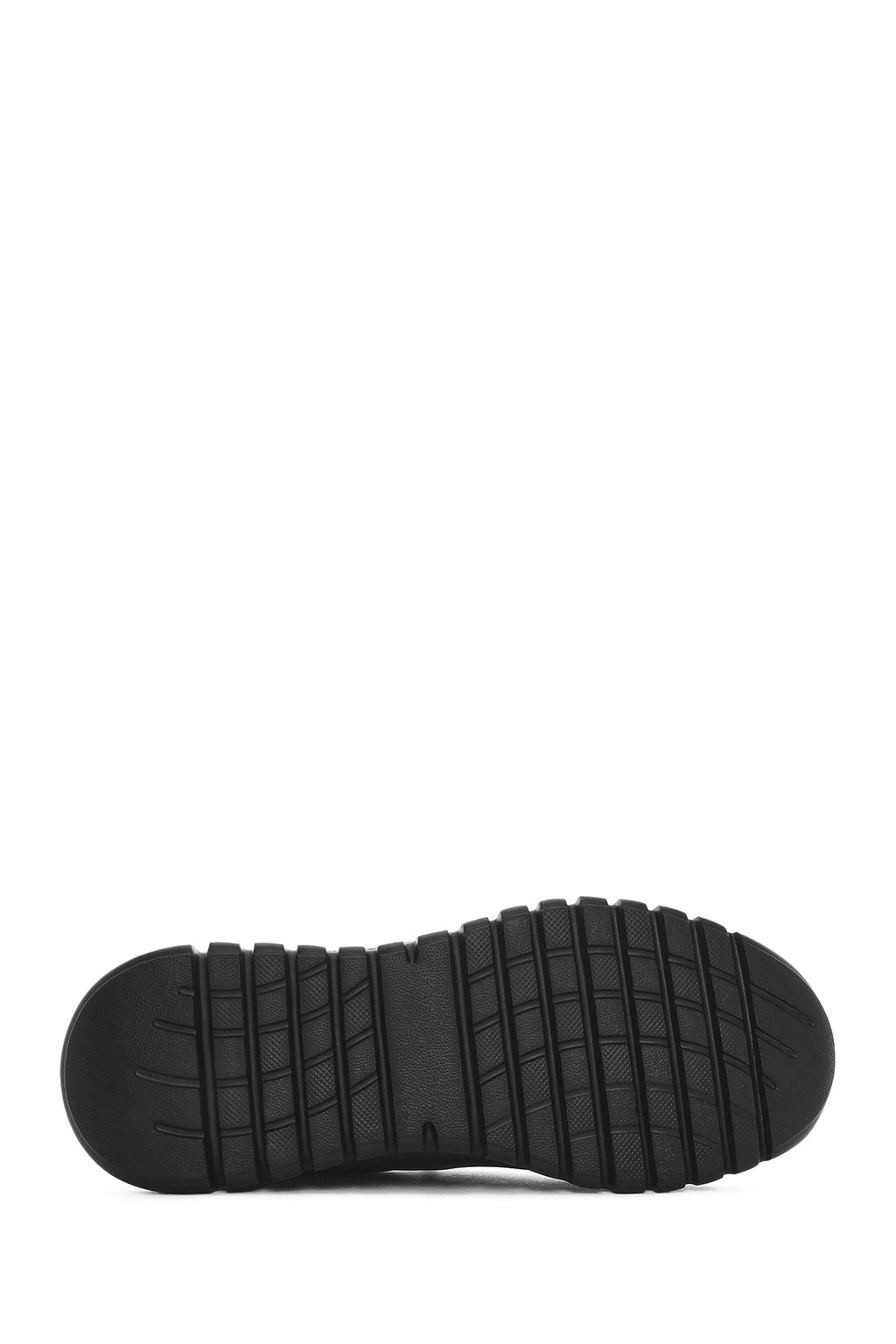 Kadın Siyah Bağcıklı Deri Sneaker
