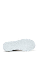 Women's White Thick Sole High Top Sneaker | Derimod