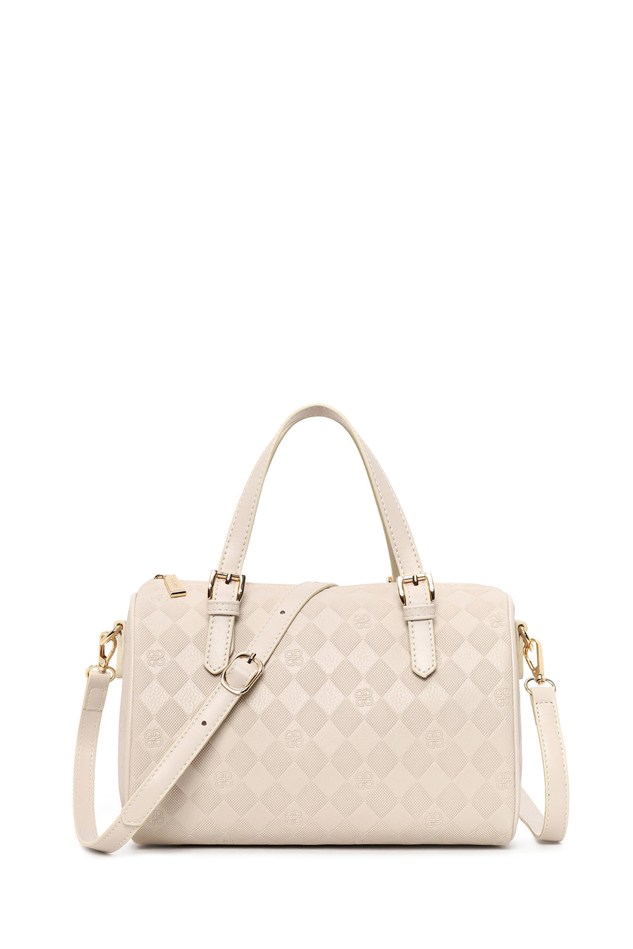 Woman Cream Long Strap Printed Shoulder Bag 26SBD202026 | Derimod