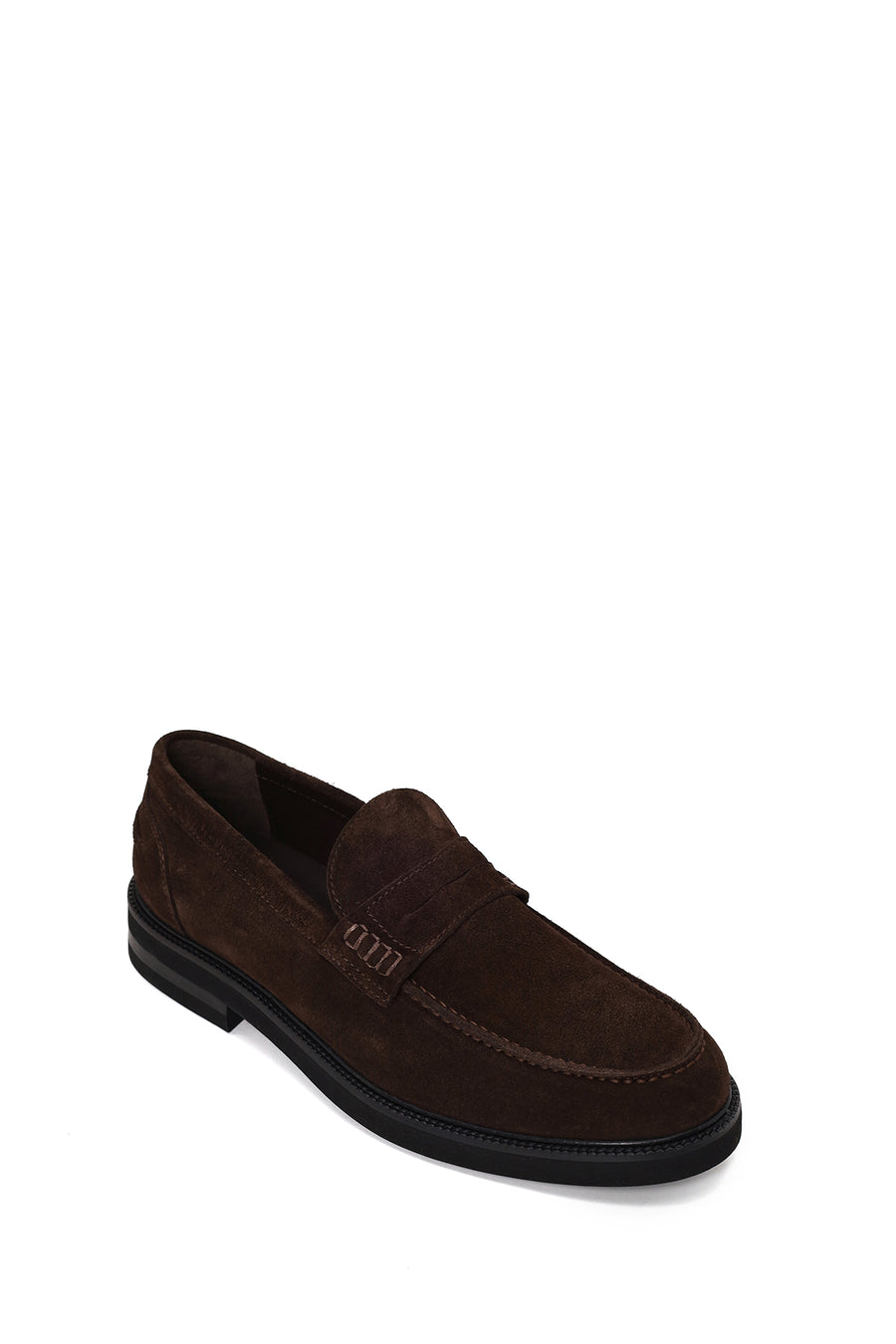 Erkek Kahverengi Süet Deri Casual Loafer