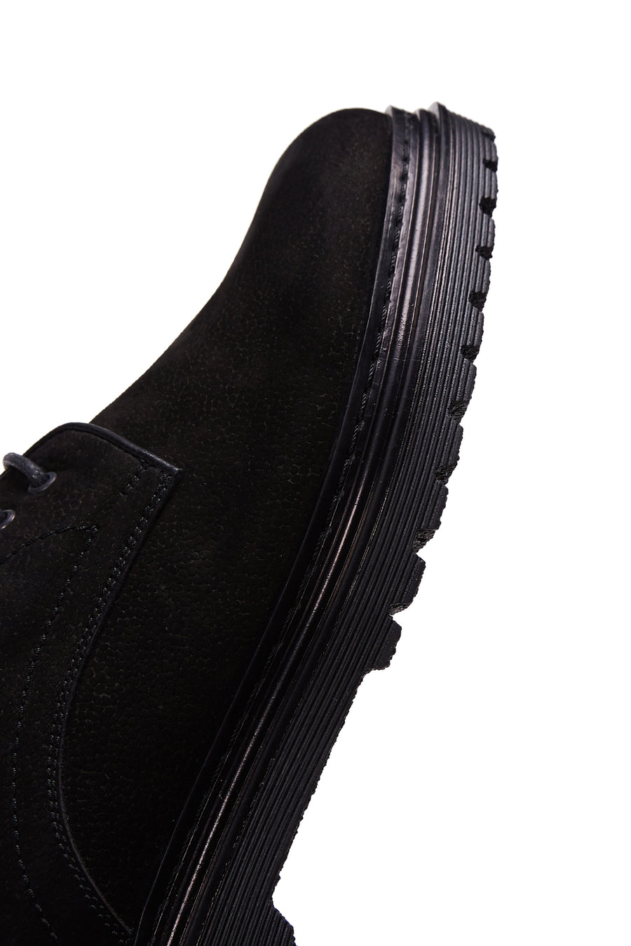 Men's Black Nubuck Leather Shoes