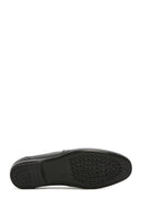 Men's Black Leather Classic Loafer | Derimod