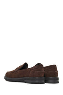 Male Brown Suede Casual Loafer | Derimod