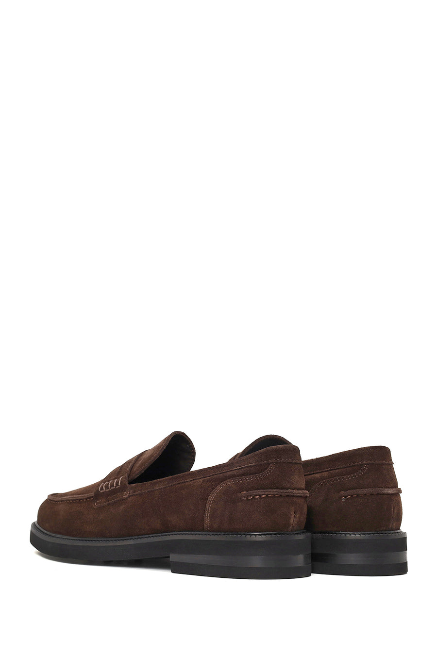 Male Brown Suede Casual Loafer