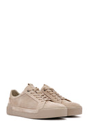 Men's Beige Lace-up Leather Sneaker | Derimod