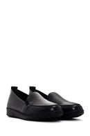 Women's Black Leather Comfort Shoes | Derimod