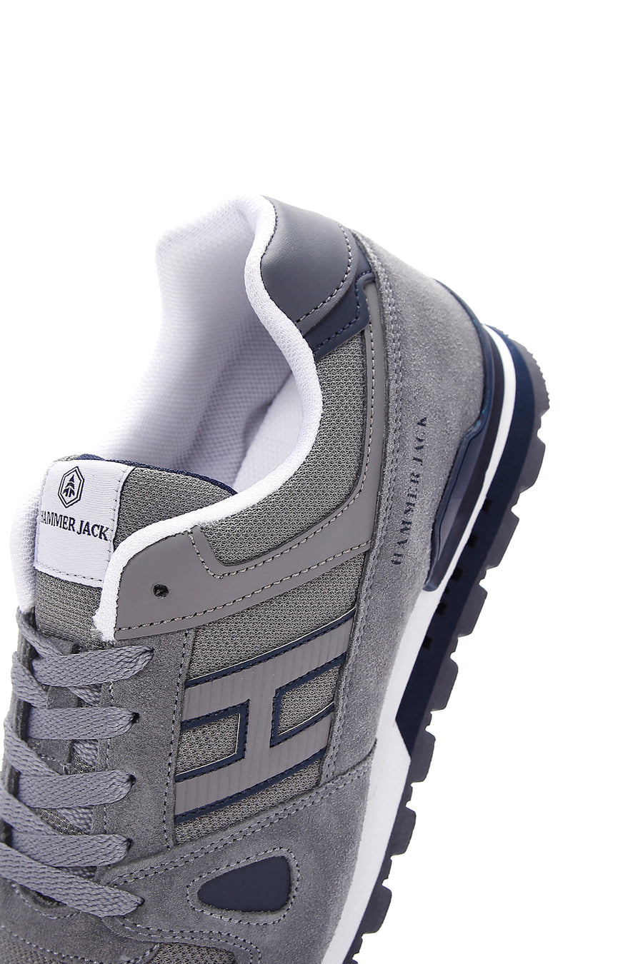 Hammer Jack Men's Gray Leather Sneaker