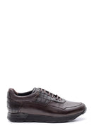 Men's Crocodile Detailed Leather Sneaker | Derimod