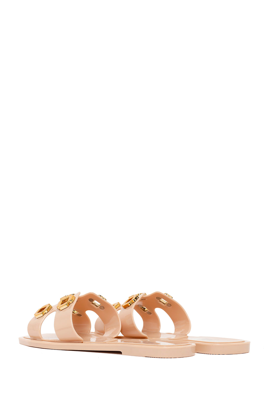 Woman Beige Jelly Slipper