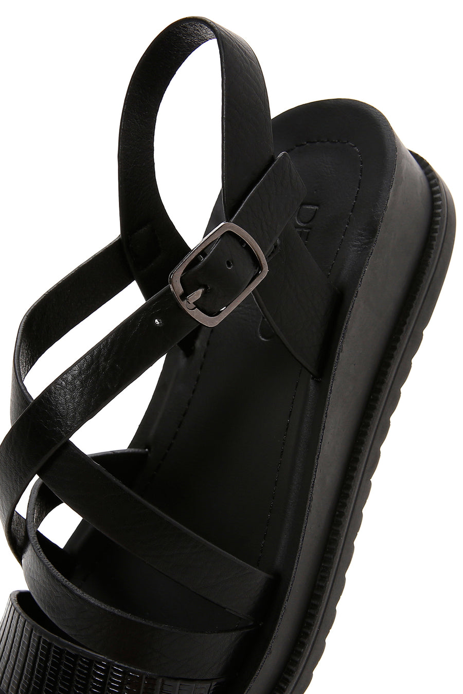 Women's Black Ankle Strap Sandals