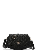 Women's Black Long Chain Strap Quilted Mini Shoulder Bag | Derimod