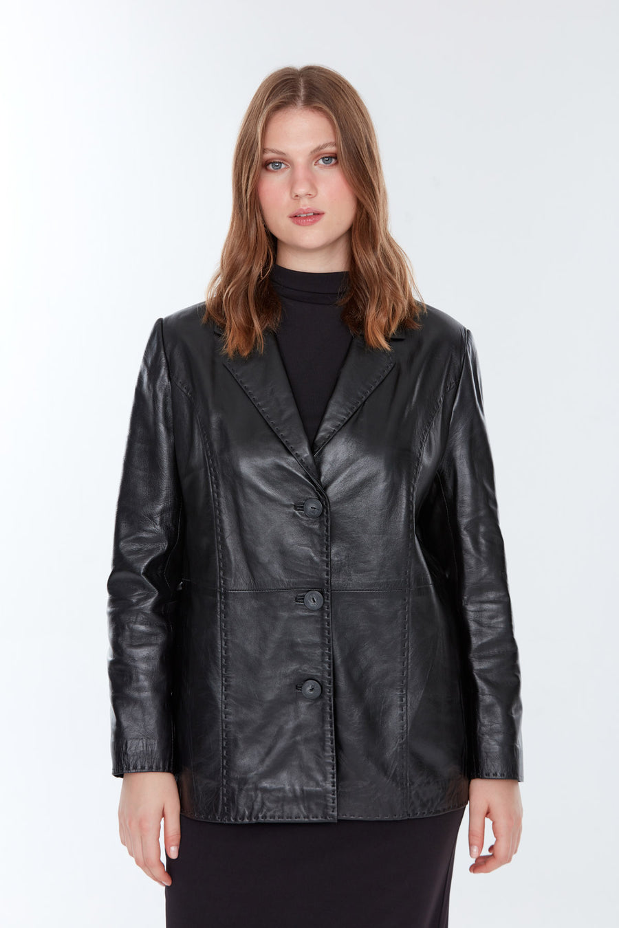 Barbara (plus) Women's Black Coat