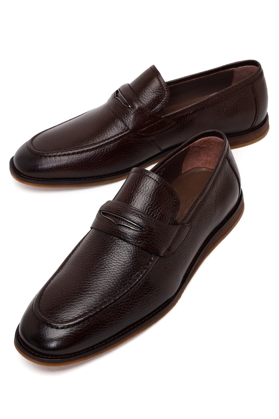 Male Brown Leather Classic Loafer