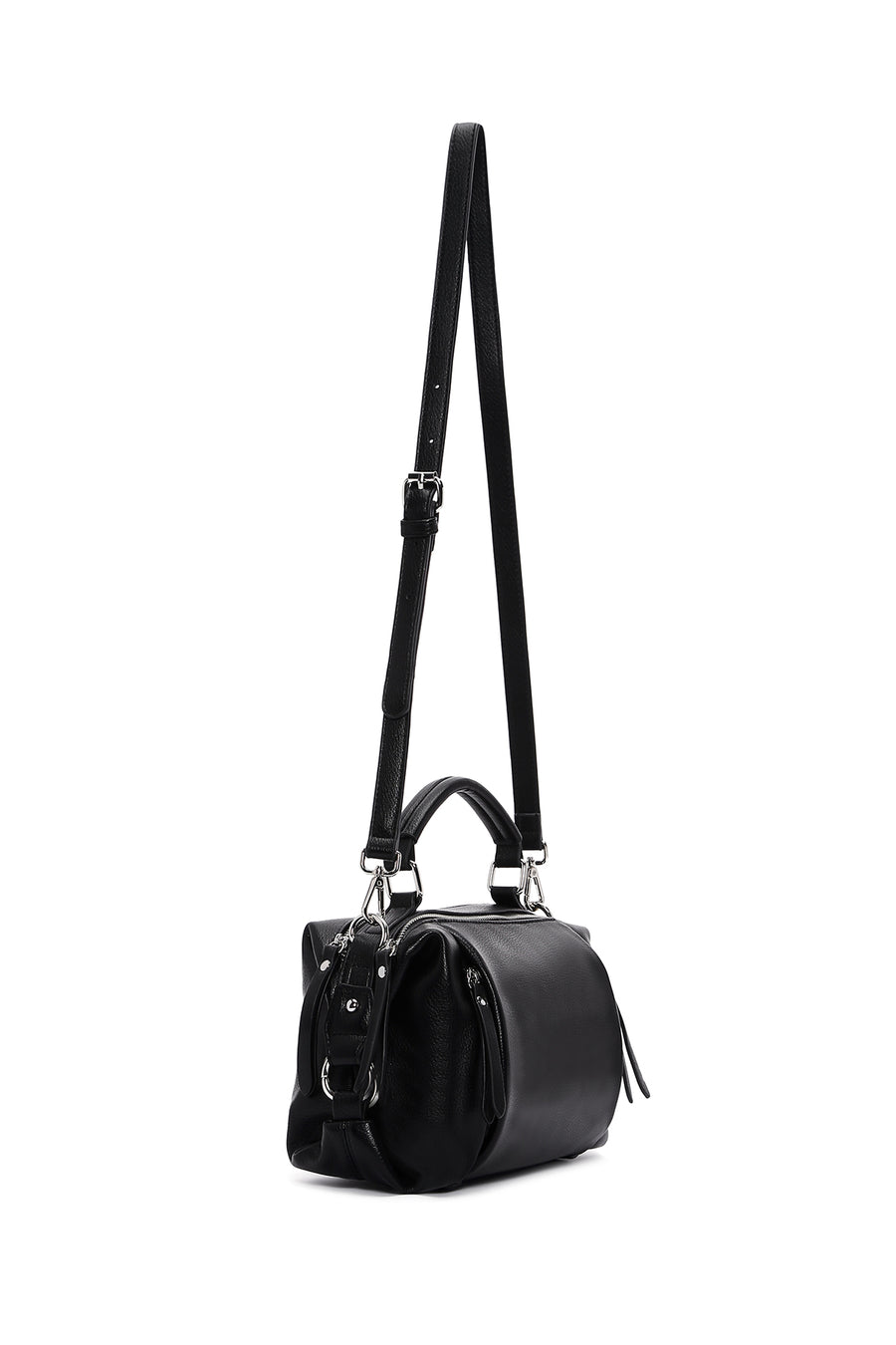 Women's Black Long Strap Shoulder Bag